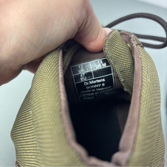 Dr. Martens Brown Two Tone Bonny II Boots Men's Size 13 Lace Up 6 Eye - Picture 8 of 13